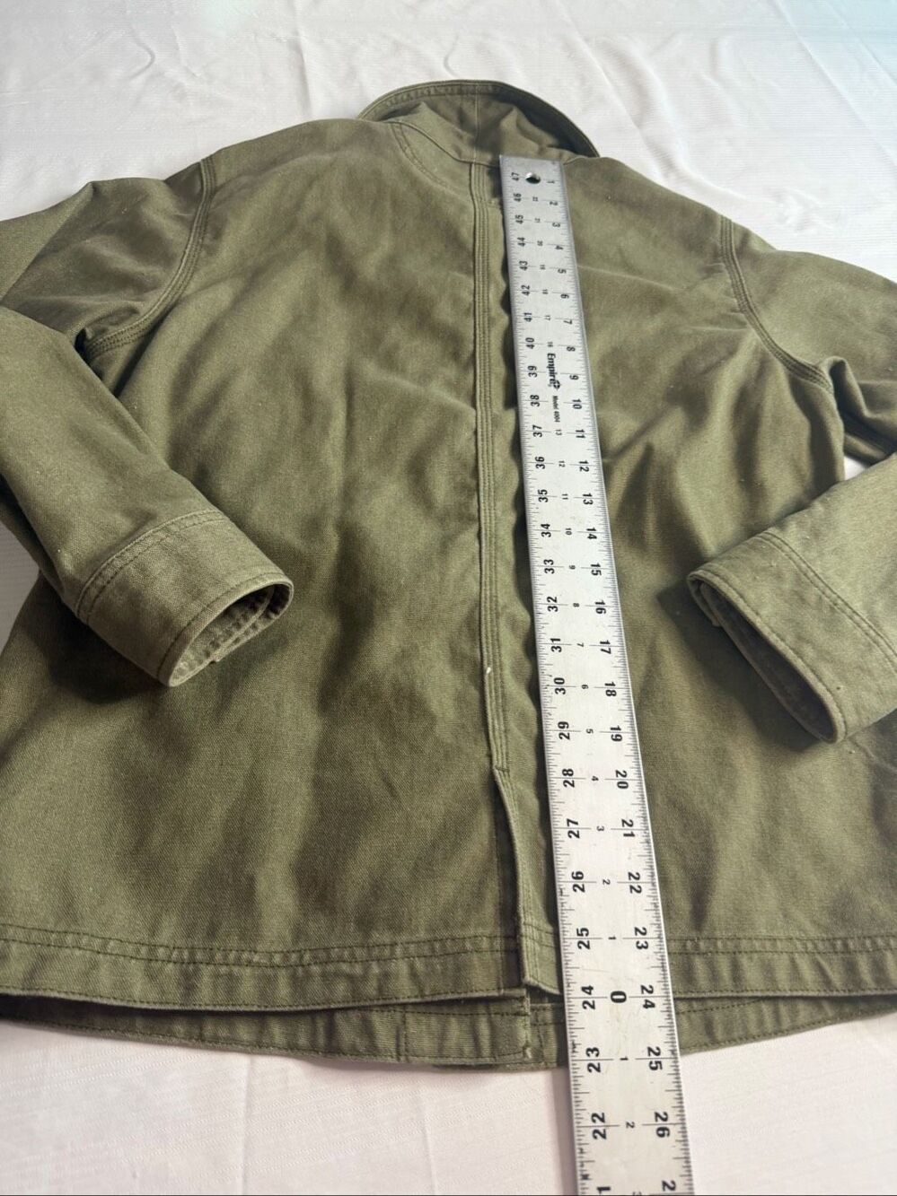 Patagonia Jacket Women’s Green All Seasons Hemp Canvas Chore Coat Size Small - Picture 12 of 12